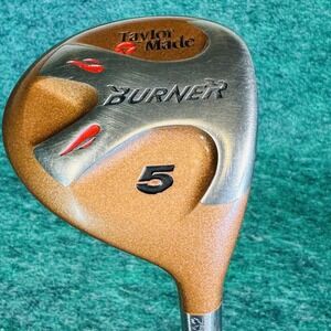Vintage TaylorMade Burner 5 Fairway Wood Mens RH Bubble Shaft Copper Golf Club